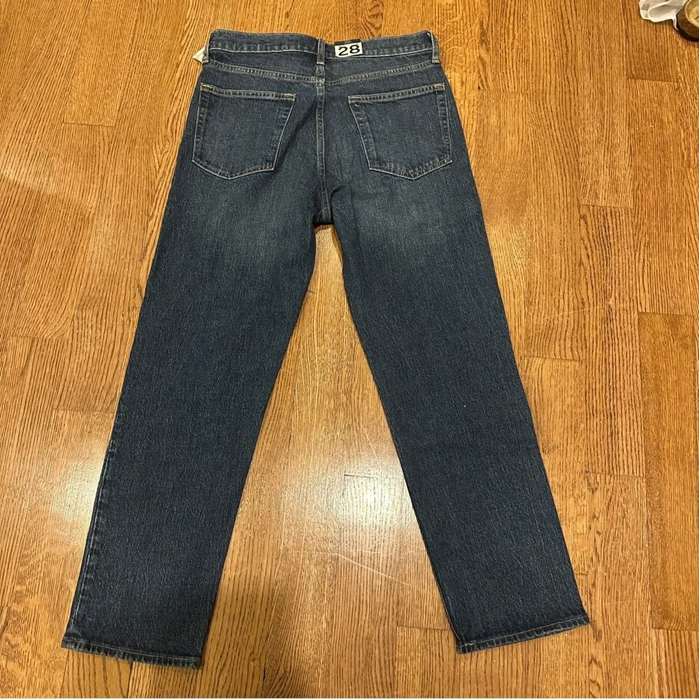 GAP BRAND NEW Women’s Dark Blue Cheeky Straight High Rise Jeans - Picture 5 of 10